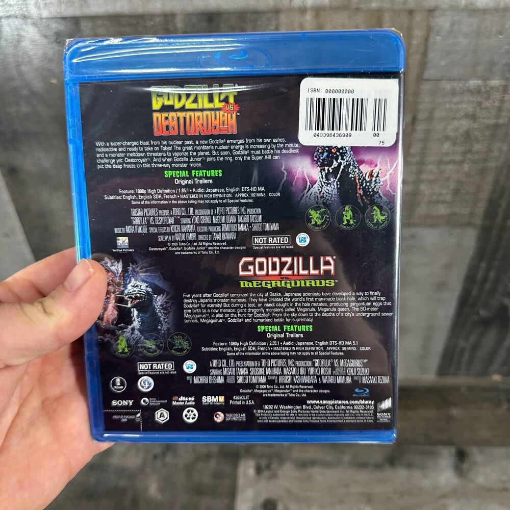 The Toho Godzilla Collection Destoroyah/Megaguirus Blu-ray Remastered NEW! - Picture 3 of 5